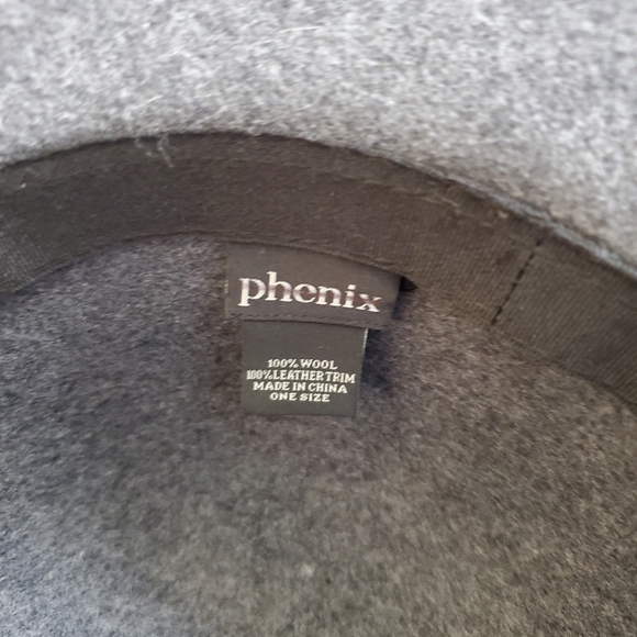 Phenix Gray Hat with Curved Brim and Adjustable Strap NWOT - Picture 7 of 11